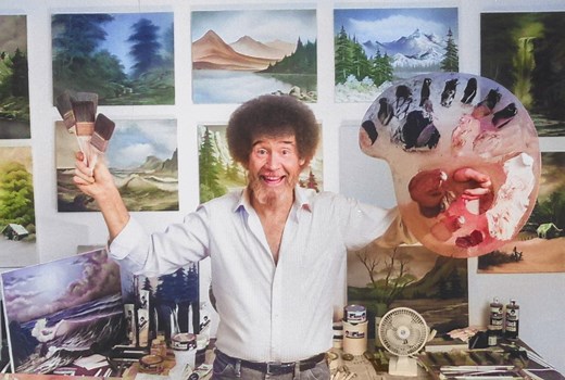 How Many Paintings Bob Ross Made—And Why He Created Copies of Each