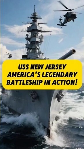 USS new Jersey America's Legendary battleship in action