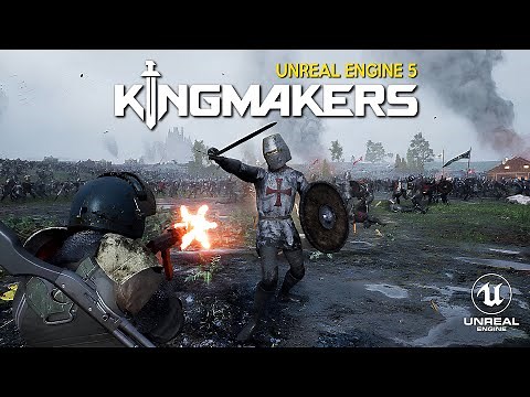KINGMAKERS Official Announcement Trailer | MEDIEVAL GAME WITH GUNS in Unreal Engine 5 coming in 2024
