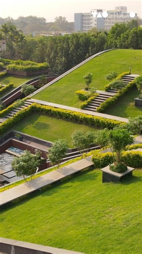 Ar Manish Banker , TAOStudiO on Instagram: "According to Principal Architect Manish Banker, in today’s world of architecture, there’s no such thing as impossible. If we can imagine it, there are engineering solutions available to bring it to life. The rooftop garden at Vrindavan is a perfect example. Built layer by layer with precision and purpose, it stands as a testament to how thoughtful engineering can turn vision into reality. Here, Manish Banker walks us through the layers that made this l