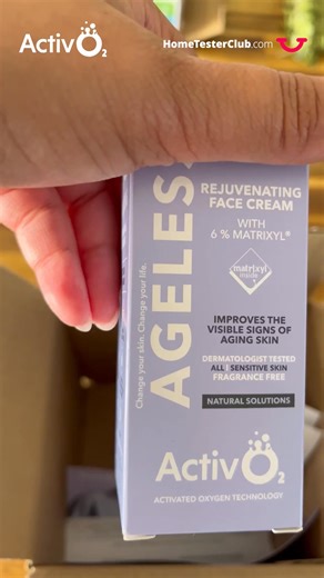 The ACTIV O₂ Ageless Range was rated it 4.2 out of 5  by the Home Tester Club members who tested this range for only 4 weeks! Are you looking for a product that delays premature signs of aging or rejuvenates tired, saggy, age-marked skin? For more uncensored reviews: https://bit.ly/3CUHt4R Click here to purchase the revolutionary skincare range that’s changing the game. https://bit.ly/4kTn2WS | Home Tester Club | Facebook