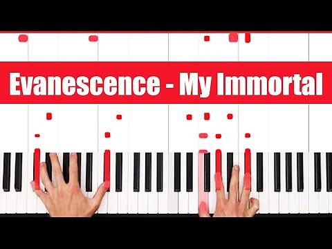 My Immortal Evanescence Piano Tutorial Easy Chords