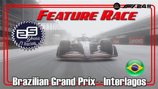 The second race here at Interlagos and the Gods have poured rain!. A very rainy start to a tough race at one of our favorite tracks. Kamui is fast again and the competition is tougher. We start near mid-pack and anything is possible because of the weather. Do we have the right strategy? Welcome to Driving Immersion. This is the immersive racing experience. We drive full length races in full simulation, the way f1 24 is meant to be played, from the driver’s cockpit with a fanatec force feedback w