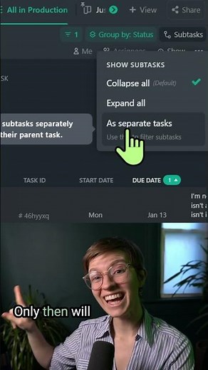 How do I Sort Subtasks in ClickUp?
