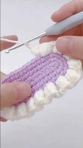 Crochet lace edge for blankets and other projects