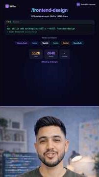 This Skill Makes Claude Code Design Like a Real Designer #ai #coding #testing