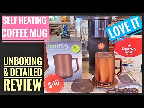 ION BATTERY BRONZE COFFEE MUG From Walmart Self Heating Keep Coffee Warm Unboxing & Detailed Review