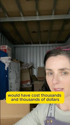 Do you know what self-storage units cost? Sort rather than store. #declutter #professionalorganiser