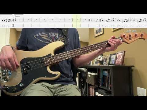 Chain of Fools by Aretha Franklin Isolated Bass Cover with Tab