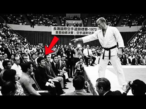 杜夫·龙格尔在比赛现场大喊：“李小龙，上擂台吧，一回合对你来说太多了！”