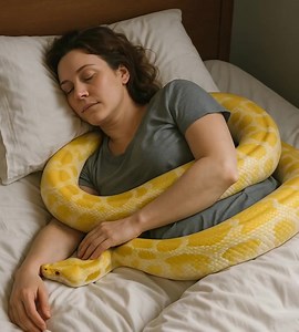 12K views · 13 reactions | A young woman kept a huge python at home:...