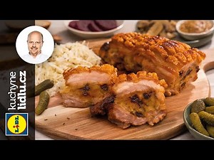 Plněný pečený bůček se zelným salátem - Roman Paulus - RECEPTY KUCHYNĚ LIDLU