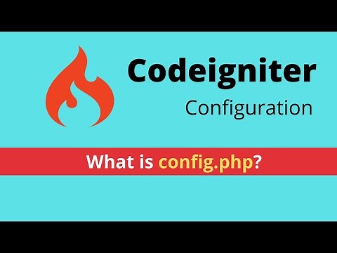 Config.php - Codeigniter 3 Tutorial