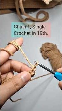 Single crochet Bag Base for Beginners #crochet #crochettutorial #crochetpattern #crochetforbeginners