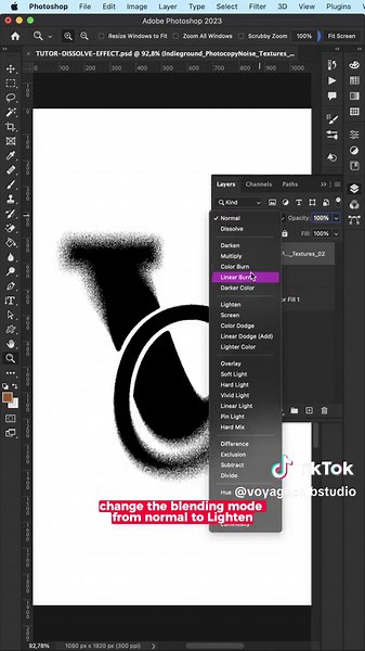 How to create Dissolve Effect in Photoshop. #adobetok #adobetutorials #graphicdesigner #photoshoptutorial #photoshopediting #photoshop #graphicdesign #design