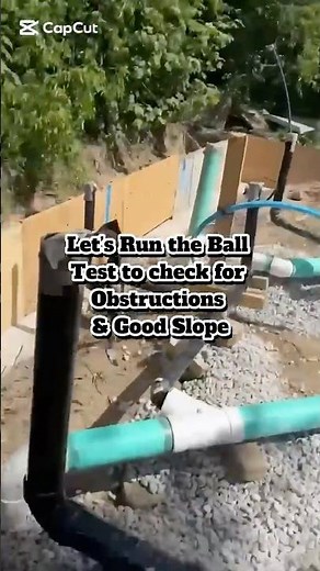 🎱 Let’s run a ball test on our garden suite plumbing!