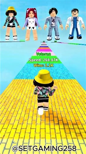 kpop Demon Hanters plays Speed challenge #rblx #shorts #robloxshorts