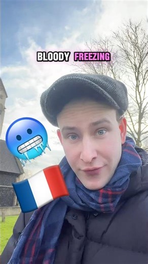 What do you say in French when it’s FREEZING! 🥶🇫🇷