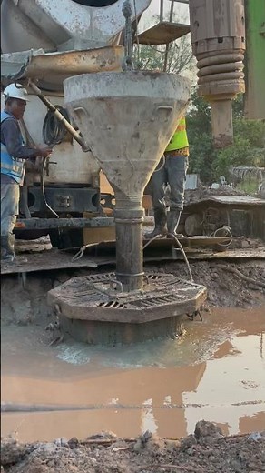 Pouring Concrete Foundation Real Civil Engineering Work#construction #heavycivil #civilengineering