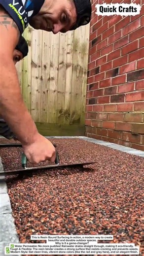 The Ultimate Permeable Driveway! 🏗️💧 Incredible Finish #shorts