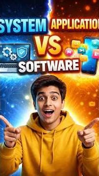 System Software vs Application Software | Easy Explanation ⚡