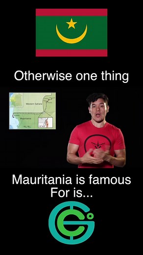 Did you know #Mauritania has the largest ship graveyard in the WORLD and you can ride a 200 car iron ore train through the Sahara? | Geography Now