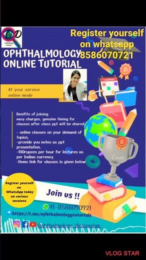 Optometry /Ophthalmology Online tutorials