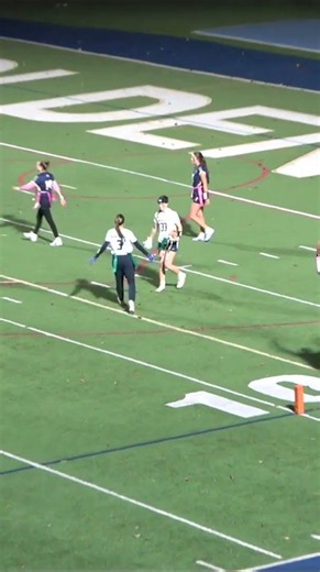 Kaylee avoids the rush and throws the TD #flagfootball