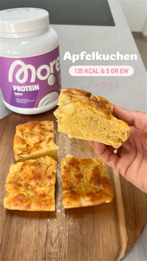Fluffiger Apfel-Kuchen 👩‍🍳🥮 Locker, fruchtig und leicht 😍 dieser Apfelkuchen kommt ohne Zuckerzusatz und Fett aus und liefert dir extra Protein 💪 perfekt, wenn die Lust auf etwas Süßes da ist und es sich einfach gut anfühlen soll 🤍 Anzeige ✨ ab Sonntag 11 Uhr kannst du 20% auf Alles mit meinem Code Jasminfit sparen 🤍 Link in meiner Bio 🔗 unter allen Bestellungen mit meinem Code verlose ich wieder 2× XL Support Boxen 🎁 schick mir dafür einfach deine Bestellbestätigung per Nachricht 🍀 Da