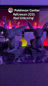 Pokémon Halloween 2026 Collection Haul #pokemon #pokemoncenter #halloween #gengar #umbreon #espeon