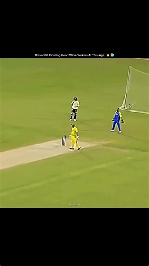 Bravo Is Still Bowling Wide Yorkers 💥🥶 #bravo #csk #roar26 #dhoni #ipl2026 #raina #sanju #rutu #msd