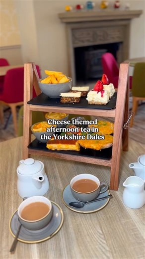 544K views · 2.7K reactions | The cheesiest afternoon tea we ever did see 燎 Wensleydale Creamery  #yorkshire #yorkshire_lovers #northyorkshire #yorkshiredales | The Yorkshireman | Facebook