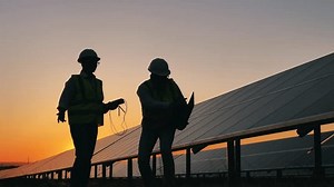 Maintenance Engineers Talking About Solar Panels Stock Footage Video (100% Royalty-free) 1103136669 | Shutterstock