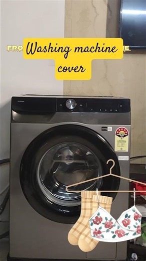 Front load washing machine cover 👌 #shorts #youtubeshorts #washingmachine #cover #vlog