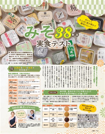 【みそランキング】38製品を実食テスト！旨みたっぷりでおいしいのはどれ？（LDK2026年3月号）