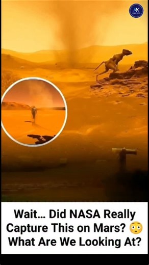 Aasip Khan on Instagram: "A strange moving shape appears in the Martian landscape, captured by NASA’s rover cameras. At first glance, it looks almost like a life-like figure walking across the surface of Mars — something no one expected to see. Scientists say Mars is full of optical illusions, shadows, and unusual rock formations shaped by wind and dust. But some viewers believe this looks too detailed, too perfectly placed to be ignored. Is it: • A rare natural formation? • A shadow playing tri