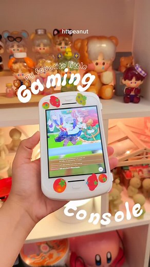 Peanut | Gaming & Tech Creator  on Instagram: "We found a new gaming console ya’ll!  The RG Slide is so cute! I loveee the form factor so much, it compact and light, the screen is big, vibrant and crisp so the games looks really good — PLUS I love that it’s android too so I can also have more options for games ~ #gamingconsole #gamingcommunity♥️ #gamingsetup #gaming #gaminglife"
