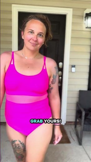 Flattering One-Piece Swimsuit Try-On & Review | Hot Pink Summer Style ☀️