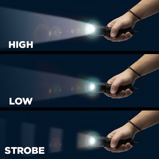 Stun Gun with Flashlight – 320 Lumen and 3-Function Light | Diablo 2