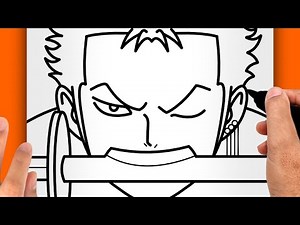 HOW TO DRAW ZORO (EASY ZORO DRAWING)