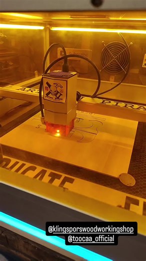 Laser Made Book Tracker Part 4 #ArtisanPirate #laser #books #woodworking #youtuber @klingsporwoodworking @TOOCAA