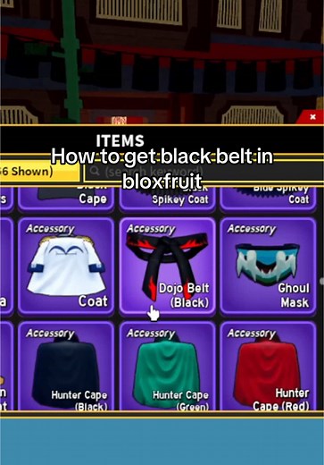 How to Obtain a Black Belt in Bloxfruit Tutorial
