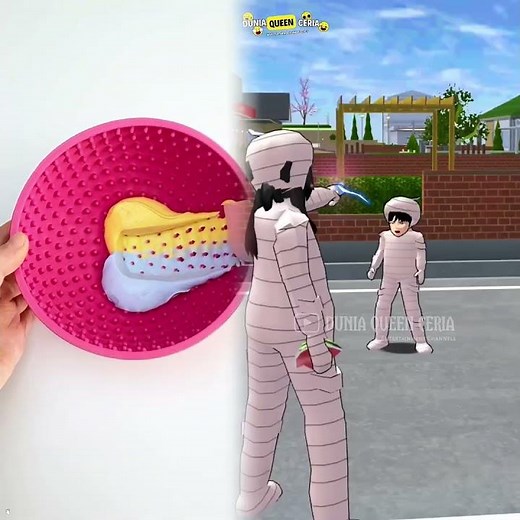 Minta Makanan Malah Disihir 😭#sakuraschoolsimulator#duniaqueen