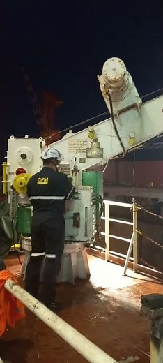 Lifeboat Davit Load Test - Inspector Approved #davitloadtest #maritimesafety #rescueboat