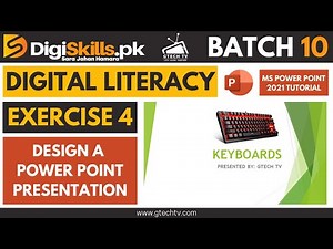Digiskills Digital Literacy Exercise 4 Batch 10 Solution | Create Presentation Slides in Power Point