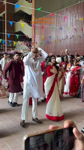 All that supressed energy under 2024 Islamic Rule of Yunnis is now overflowing like a hot volcano.yall think you can undo centuries worth of Hindu Bengali Cultural Influence ( Poila Boishak, Saree, Bindi etc) with Petro-dollar funded wahabi style Hijab wearing one ? Nah man it doesnt happen like that..