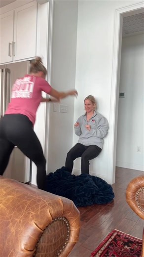 Handstand challenge.. take 975 and a few more 🎬 Definitely nailed it! Learning lesson for me: strength training is a must! 💪🤦‍♀️. Lessoned learned: Katie Dansby Roweton is tiny but mighty! #fyp #fypシ #MIDWEEK #teamwork #challenge #handstand #handstandchallenge | Angelique Roweton