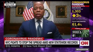 42K views · 284 reactions | New York City Mayor-elect Eric Adams speaks to CNN's Pamela Brown about the city's efforts to stop the spread of Covid-19 as cases rise. | CNN | Facebook