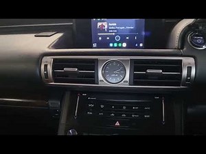 2014 Lexus IS300h Wireless Apple Carplay and Android Auto integration kit.