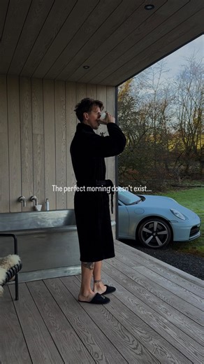 LIAM GALLAGHER on Instagram: "Coffees, clothes and cars 🤝 Also, a moment for this @marksandspencerman Autograph baseball jacket 🎯 Tbh the whole Autograph Newness Collection is👌#MyMarks Ad"